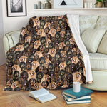 Tibetan Mastiff Full Face Blanket