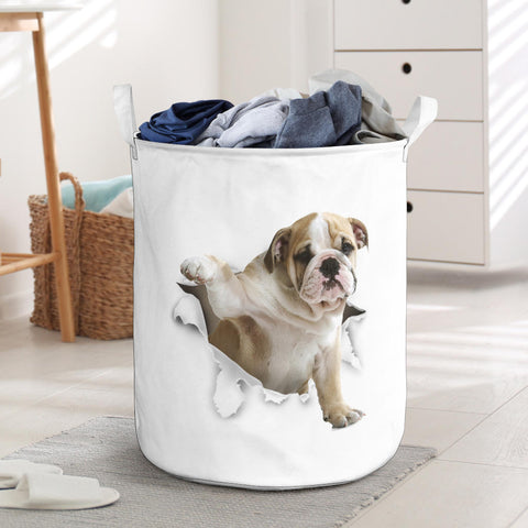 English Bulldog - Tornpaper - LB