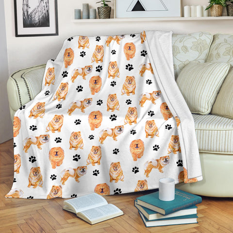 Chow Chow Paw Blanket