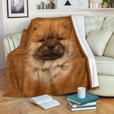 Chow Chow Face Hair Blanket