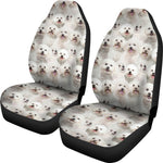 Bichon Frise Full Face Car Seat Covers