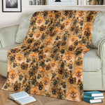 German Spitz Full Face Blanket