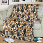 American Cocker Spaniel Full Face Blanket