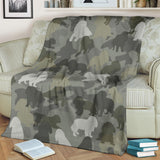 Cavalier King Charles Spaniel Camo Blanket