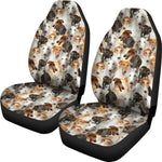 Borzoi Full Face Car Seat Covers