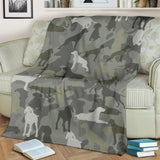 German Shorthaired Pointer Camo Blanket