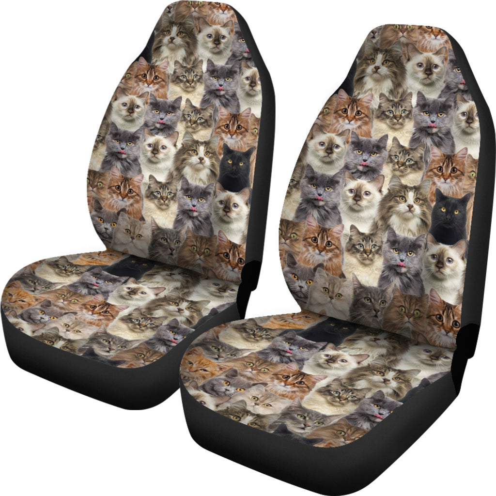 Cat Full Face Car Seat Covers