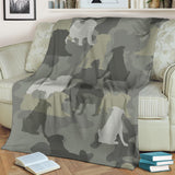 Pug Camo Blanket