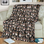 Greater Swiss Mountain Dog Full Face Blanket