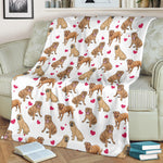 Boerboel Heart Blanket