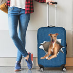 Italian Greyhound Torn Paper Luggage Covers