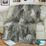 Golden Retriever Camo Blanket