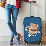 Hamster Torn Paper Luggage Covers