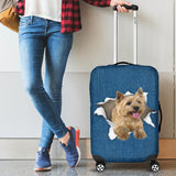 Cairn Terrier Torn Paper Luggage Covers