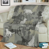 German Shepherd Camo Blanket