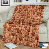 Wirehaired Vizsla Full Face Blanket