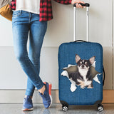 Chihuahua Torn Paper Luggage Covers