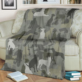 Beauceron Camo Blanket