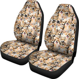 Welsh Corgi Full Face Car Seat Covers