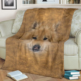 Eurasier Face Hair Blanket