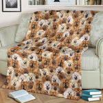 Chow Chow Full Face Blanket