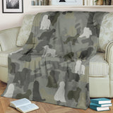 Briard Camo Blanket