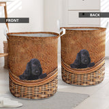 Cocker Spaniel - Black - Rattan - LB