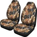 English Cocker Spaniel Full Face Car Seat Covers