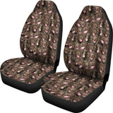 Flat Coated Retriever Full Face Car Seat Covers