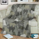 Schapendoes Camo Blanket