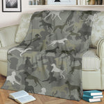 Rhodesian Ridgeback Camo Blanket