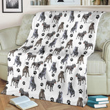 Cane Corso Paw Blanket