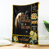 Afghan Hound-A Dog Mom Blanket