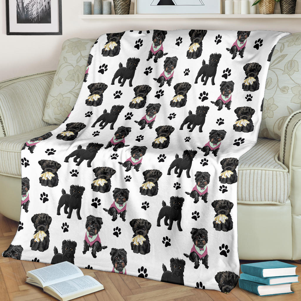 Affenpinscher Paw Blanket