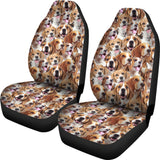 Beagle Full Face Car Seat Covers