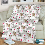 Lhasa Apso Heart Blanket