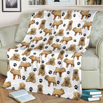 Shar Pei Paw Blanket