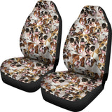 American Bulldog 2 Full Face Car Seat Covers