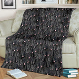 Groenendael Dog Full Face Blanket