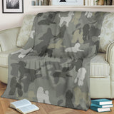 Poodle Camo Blanket