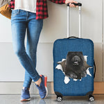 Chow Chow Torn Paper Luggage Covers