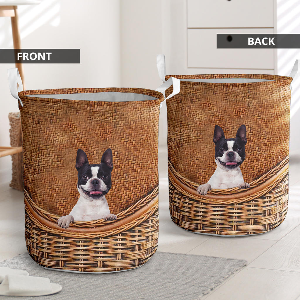 Boston Terrier - Rattan - LB