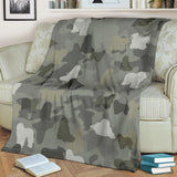 Bergamasco Shepherd Camo Blanket