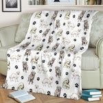 Great Pyrenees Paw Blanket