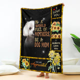 Maltese-A Dog Mom Blanket