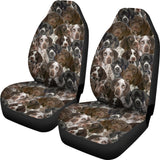 German Shorthaired Pointer Full Face Car Seat Covers