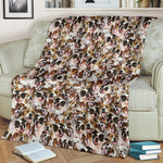 American Bulldog 2 Full Face Blanket