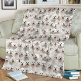 Bichon Frise Full Face Blanket