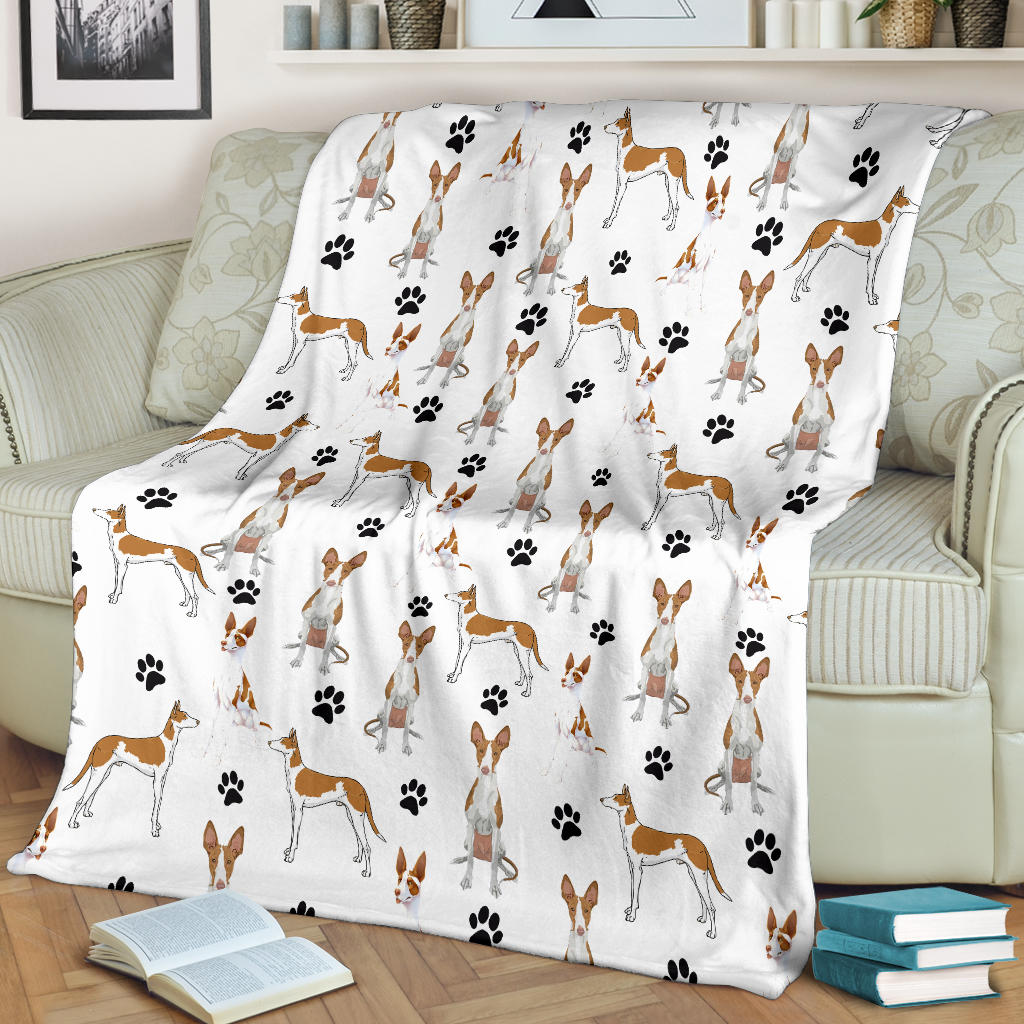 Ibizan Hound Paw Blanket