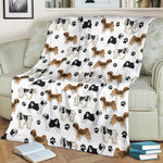 Tibetan Terrier Paw Blanket